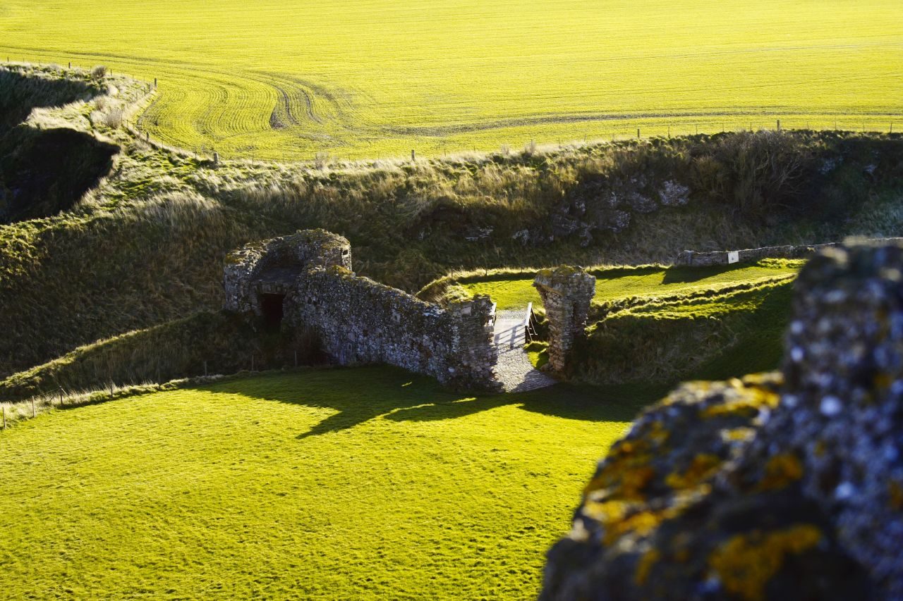 Tantallon Castle in North Berwick