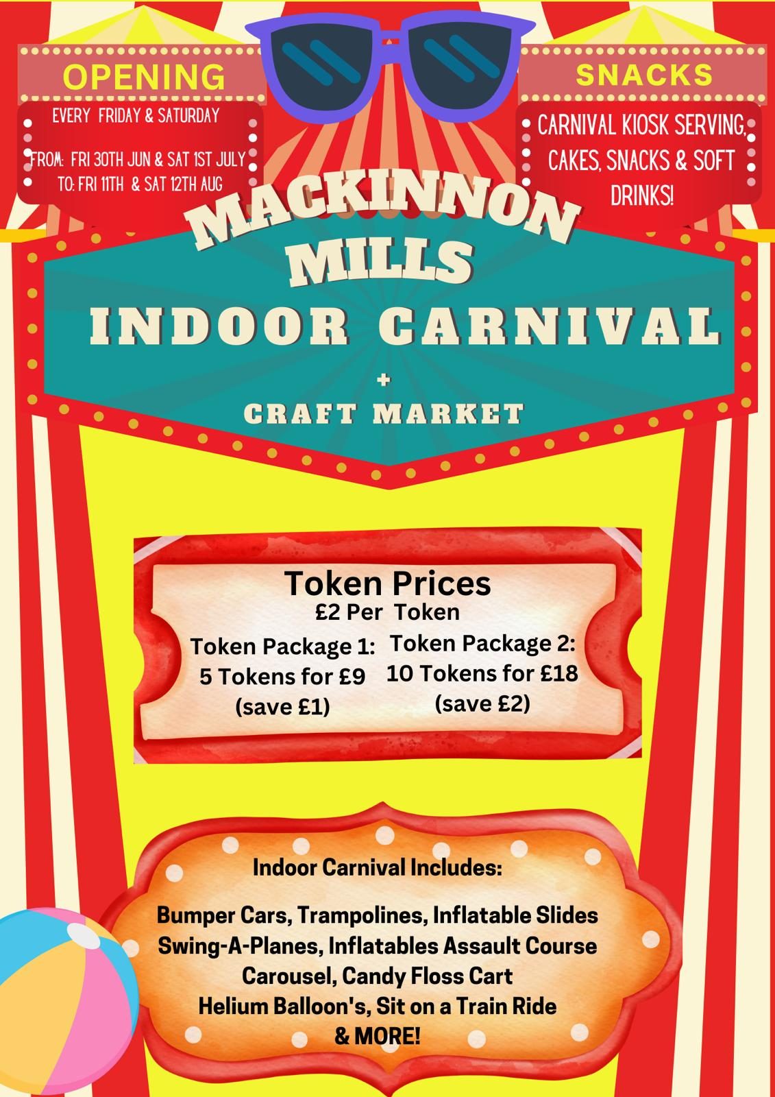 Mackinnon Mills Indoor Carnival in Coatbridge